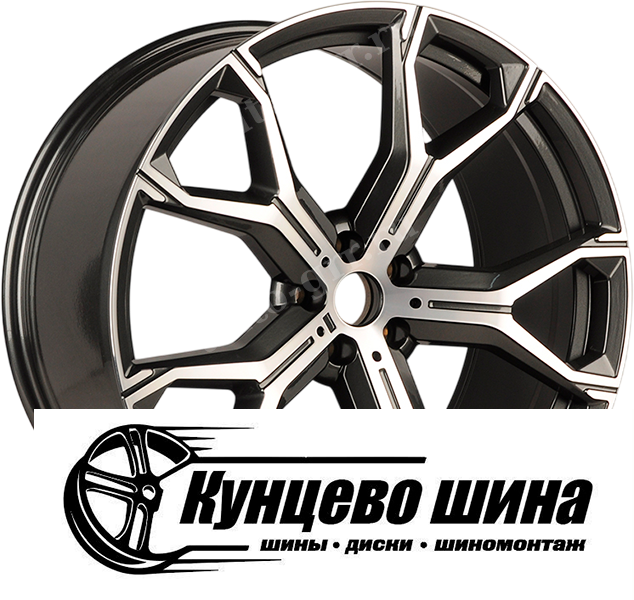 Gunmetal Machine Face. Колесные диски Anzoo Autoparts H959 