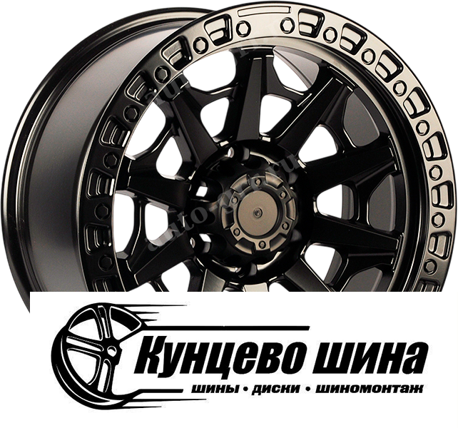 Matt Black. Колесные диски Anzoo Autoparts JT127 