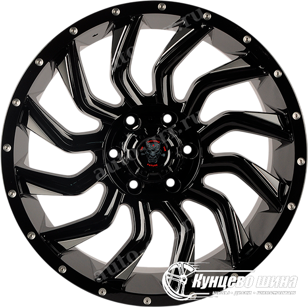 Black+Milling Spoke+Rivet. 