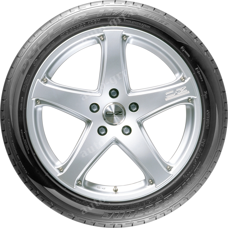 боковина асимметричной шины. Легковые шины Bridgestone Dueler H/P Sport 255/50R18