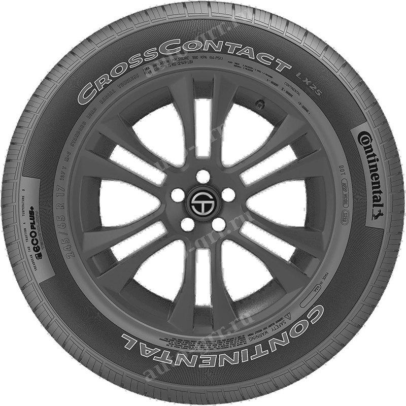 Вид сбоку. Легковые шины Continental CrossContact LX25 245/50R20