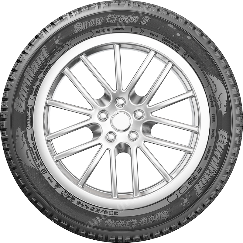 Вид сбоку. Легковые шины Cordiant Snow Cross 2 185/65R15