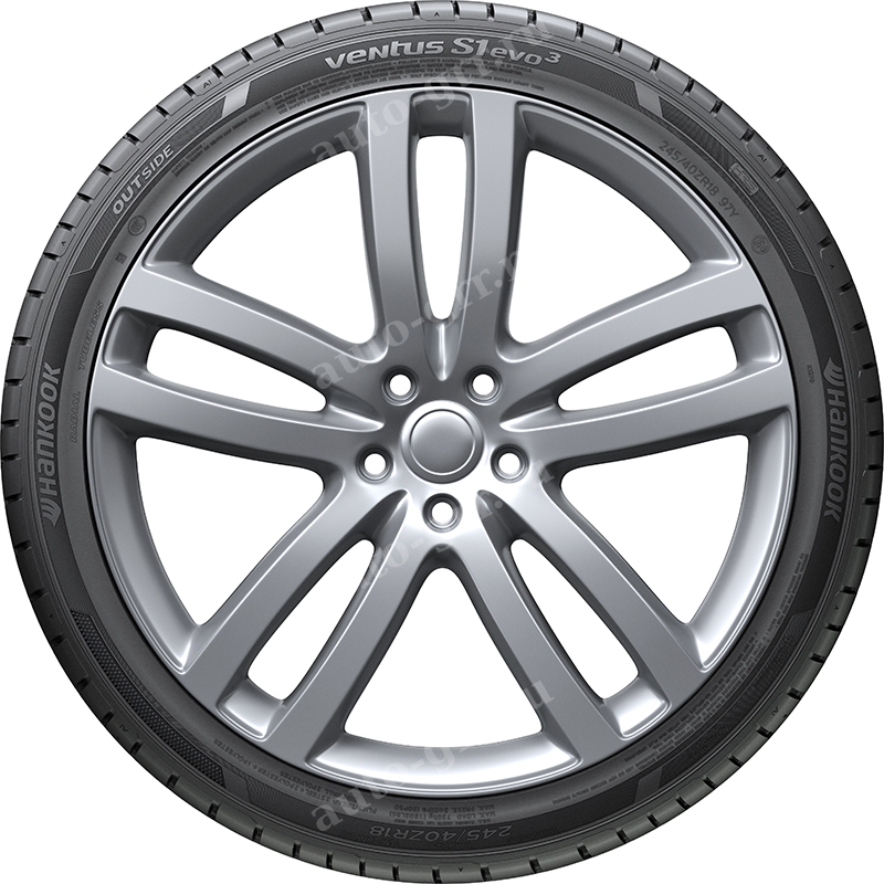 Боковая сторона покрышки. Легковые шины Hankook Ventus S1 Evo 3 K127a 245/45R20