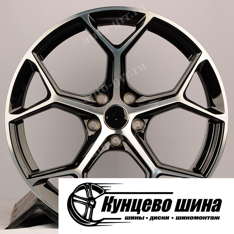 Цвет черный с полировкой. Колесные диски HMD 3206F 