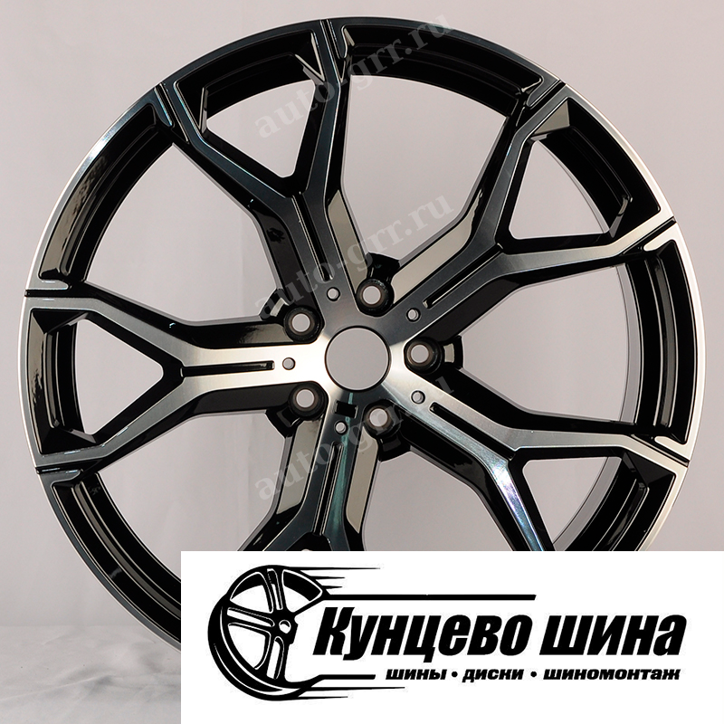 Цвет - Черный с полировкой лицевой стороны. Колесные диски HMD 959D 