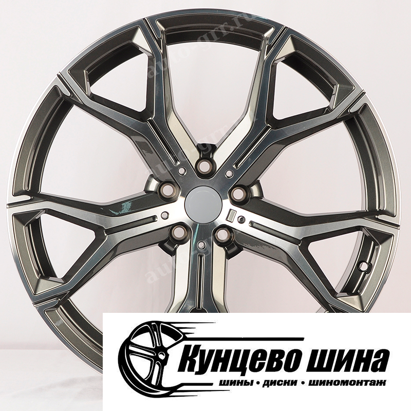 Цвет - GunMetal с полировкой лицевой стороны. Колесные диски HMD 959D 