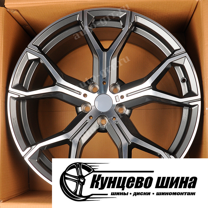 Цвет - GunMetal с полировкой лицевой стороны. Колесные диски HMD 959D 
