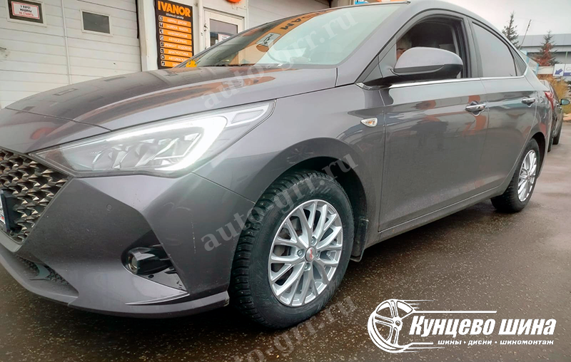 K&K (КиК) КС782 + Ikon Tyres Character Ice 8 + Hyundai Solaris. 