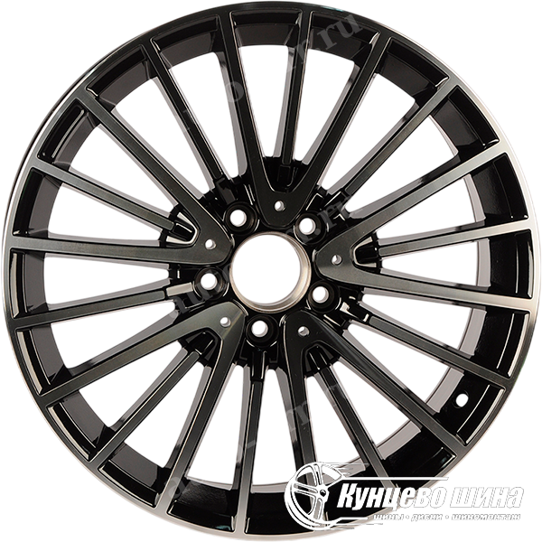 Black Machined Face. 