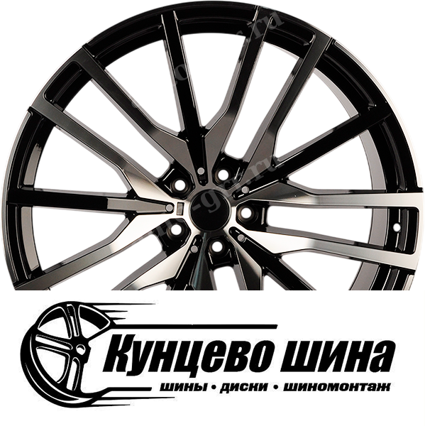 Glossy Black Machine Face. Колесные диски KoKo Kuture 0212 