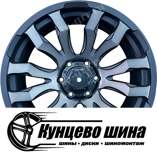 Matt Grey with Black Lip. Колесные диски KoKo Kuture 0215 