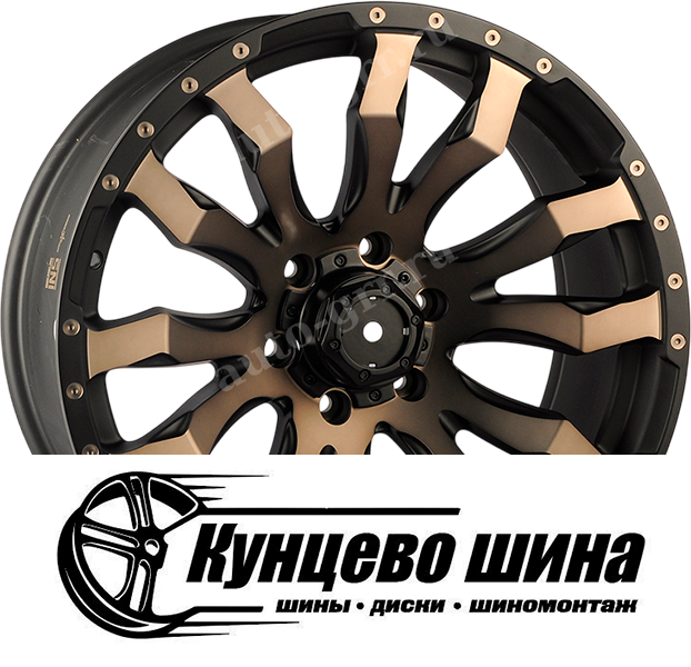 Бронзовый с декоративными болтами. Колесные диски KoKo Kuture 0215 
