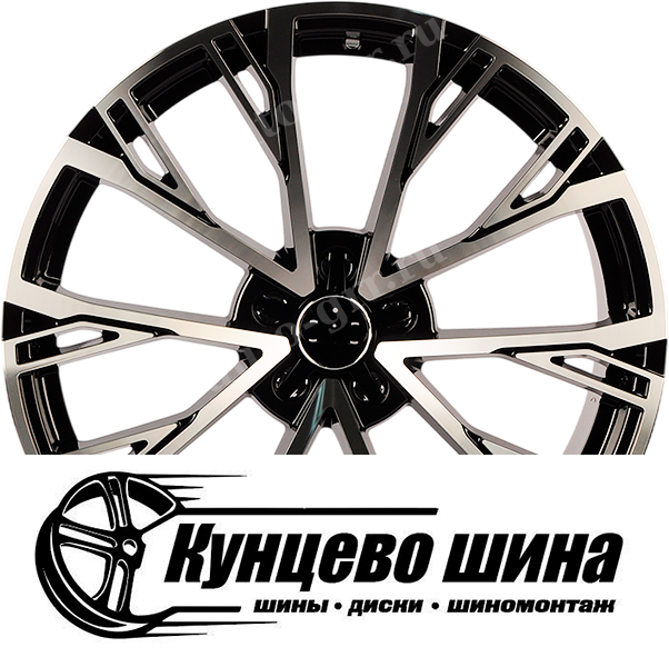 Clear Powder Gloss Black Machined Face. 