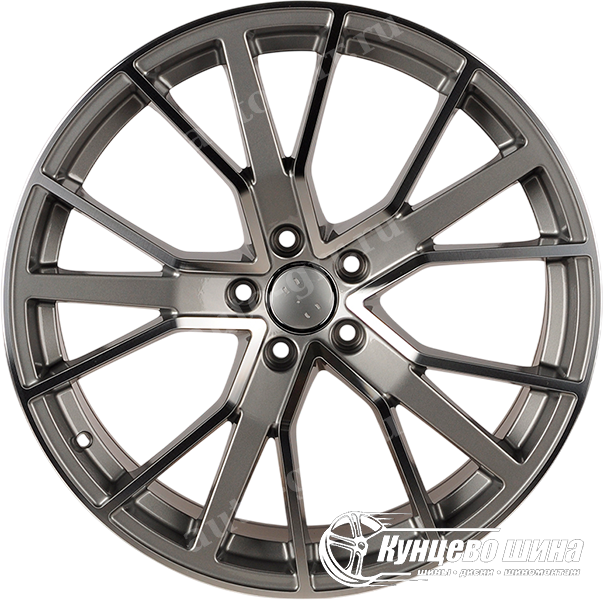 Satin Gunmetal Machined Face. 