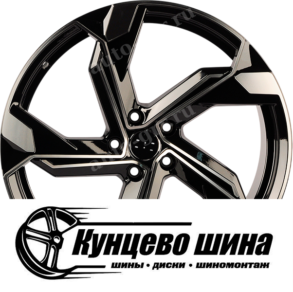 Black Machined Face. 