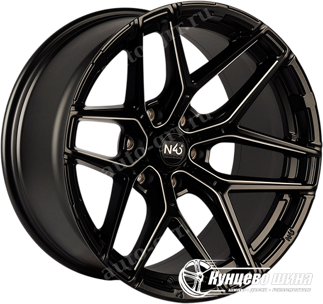 Matte Black with Milling. 