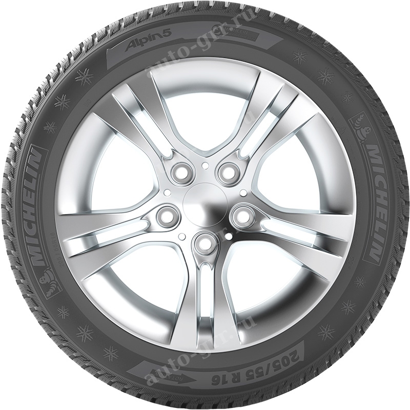 боковина. Легковые шины Michelin Alpin 5 225/55R17