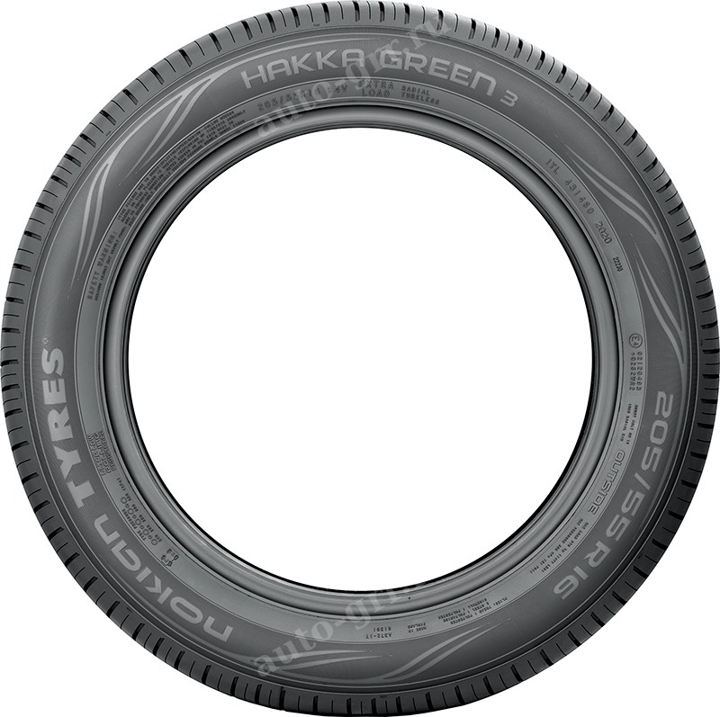 Боковина покрышки. Легковые шины Nokian Hakka Green 3 195/60R15