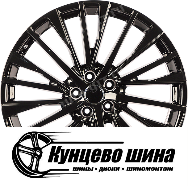 Gloss Black. Колесные диски Powcan BK1118 