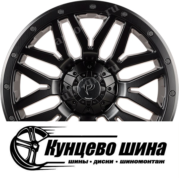 Black Matt. Колесные диски Powcan Y5369 