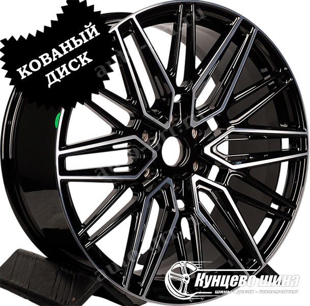 Gloss Black Machined Face+Grey Coating. 